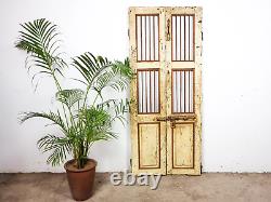Pair of Vintage Rustic Indian Hardwood Garden Gate Doors (MILL-872/10)
