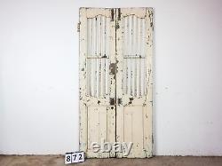 Pair of Vintage Rustic Indian Hardwood Garden Gate Doors (MILL 872/14)