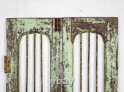 Pair of Vintage Rustic Indian Hardwood Garden Gate Doors (MILL 872/18)