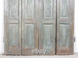 Pair of Vintage Rustic Indian Hardwood Garden Gate Doors (MILL 872/19)
