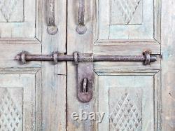 Pair of Vintage Rustic Indian Hardwood Garden Gate Doors (MILL 872/19)