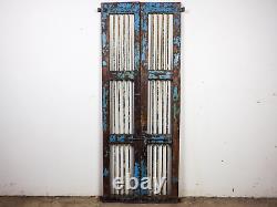Pair of Vintage Rustic Indian Hardwood Garden Gate Doors (MILL 872/2)
