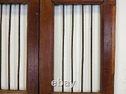 Pair of Vintage Rustic Indian Hardwood Garden Gate Doors (REF513)