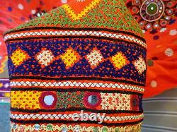 Rabari Embroidery Textile Exquisite Vintage Rajasthan Shawl India #