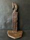 Rare Old Vintage Hand Carved Wooden Horse Headed Floral Design Wall Stand Panel