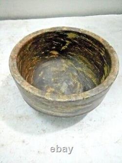 Rare Old Vintage Handmade Stone Bowl Unique Tribale Small Bowl, Collectible