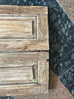 Rare Old Vintage Handmade Unique Solid Wooden Window Doors