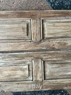 Rare Old Vintage Handmade Unique Solid Wooden Window Doors