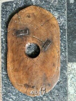 Rare Old Vintage Handmade Wooden Chopping Board For Slicing Fruits, Meat Cutting