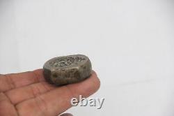 Rare Vintage Indian Bronze Floral Design Jewelry Making tool Mould Stamp Dye M1