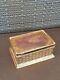 Rare, Antique, Collectible Ring Box. Brass, Small Size
