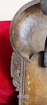 Satinwood Wooden South Indian Coconut Scraper Kitchenware Antique Vintage Old