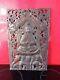 Shiva Statue Wall Panel Siva Sculpture Vintage Hindu Temple Decor Wooden Carving