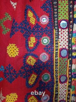 Sindh Embroidery Rajasthan Shawl Fine Antique Textile India