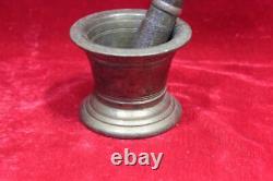 Solid Brass Indian Hand Grinder Vintage Old Antique Home Decor Collectible PX-43
