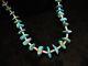 Stunning Turquoise 32 Necklace Antique Vintage Native American Indian. D1250