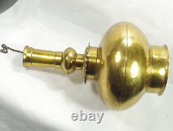 Surai Water Pot Surahi Brass Large 34cmH Vintage Antique no lid with wear