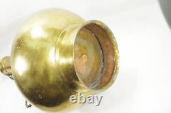 Surai Water Pot Surahi Brass Large 34cmH Vintage Antique no lid with wear