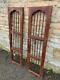 Vintage Wooden Shutters Window Antique Indian Hard Wood Jail Doors 142cmx78cm