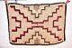 Vtg Navajo Rug Native American Indian Weaving Textile 46x35 Antique Transitional