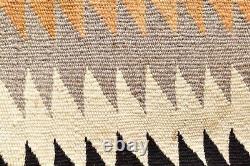 VTG Navajo Rug native american indian weaving Textile Antique 24x20 EYE DAZZLER