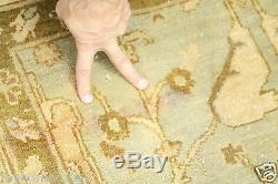 Vintag Cr1980-1990s Indo-Paky New Zealand Wool Pile Area Rug 10x14ft