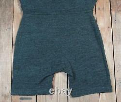 Vintage 1920s Gantner&Mattern Wool Swimsuit Antique Bathing Suit with Indian Patch