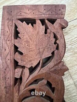 Vintage Anglo/indian Hand Carved Side Table