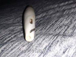 Vintage/Antique Big Conch Shell Indian Made (Nagaland) Trade Bead/Whistle