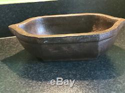 Vintage Antique Indian Very Large Cast Iron Korale Pot Dish Grinder 4.8kgs