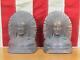 Vintage Antique Native American Indian Chief Bookends Brass Or Cast Iron 6 Rare