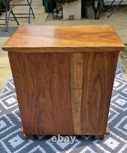 Vintage Antique Solid Wood Original Hand Made Indian Bedside Occasional Table