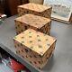 Vintage Antique Solid Wood Storage Trunks Chests Boxes Nesting