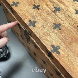 Vintage Antique Solid Wood Storage Trunks Chests Boxes Nesting