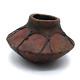 Vintage Antique Tarahumara Indian Clay Pot Vessel Rawhide Wrapped Pottery