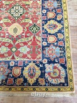 Vintage Beautiful North Indian Hand Knotted Carpet