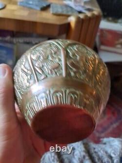 Vintage Copper Indian Puja Lota Vase