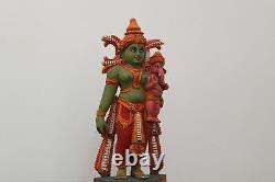 Vintage Ganesh Lakshmi Statue Antique Baby Ganesha Sculpture Hindu Pooja Idol