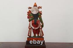 Vintage Ganesh Lakshmi Statue Antique Baby Ganesha Sculpture Hindu Pooja Idol