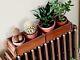 Vintage Handcrafted Old Wooden Brick Mould- Double /planter 9895