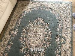 Vintage Handmade Indian Carpet, Oriental Wool JALNA 4ft X 6 Ft