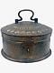 Vintage India Pandan Hammered Copper Bronze Betel Nut Box Container Withhandle