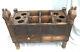 Vintage Indian Asian Hand Carved Wood Drawers Chest Sideboard Horse Iron Work