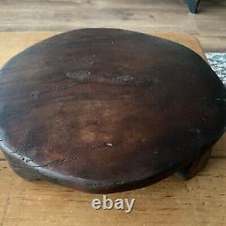 Vintage Indian Bread Making Board Rare Item