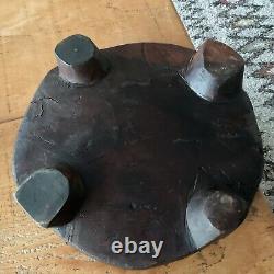 Vintage Indian Bread Making Board Rare Item