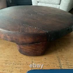 Vintage Indian Bread Making Board Rare Item