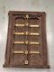 Vintage Indian Hand Carved Decorative Wooden Shutter Panel Wall Hanging