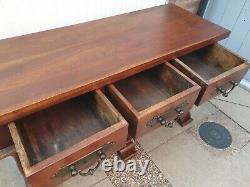 Vintage Indian Hardwood Console Hall Table William Sheppee Sheesham Sideboard