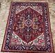 Vintage Indian Large Hand Knotted Medallion Carpet