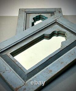 Vintage Indian Mirror Large Architectural Salvage Repurposed Art Deco Door Panel